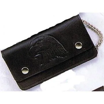 7" Oil Tanned Wallet Eagle