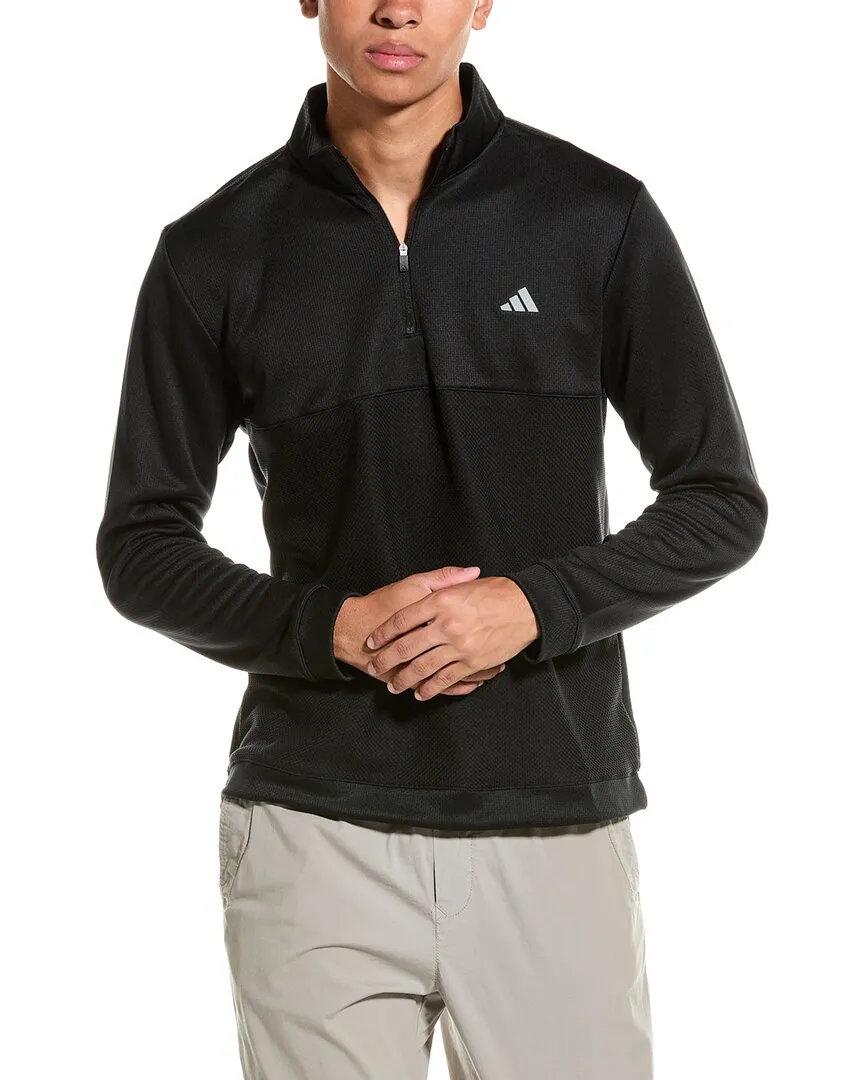 Adidas Textured 1/4-Zip Pullover