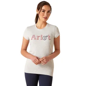 Ariat Women's Saddle T-Shirt - Heather Grey