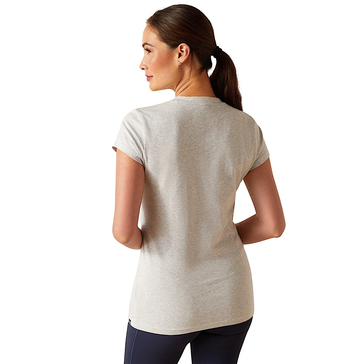 Ariat Women's Saddle T-Shirt - Heather Grey