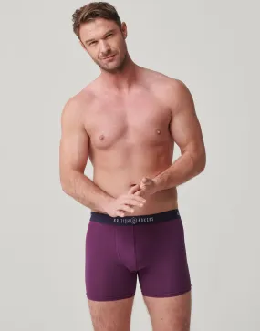 Bamboo Stretch Trunks – Plum