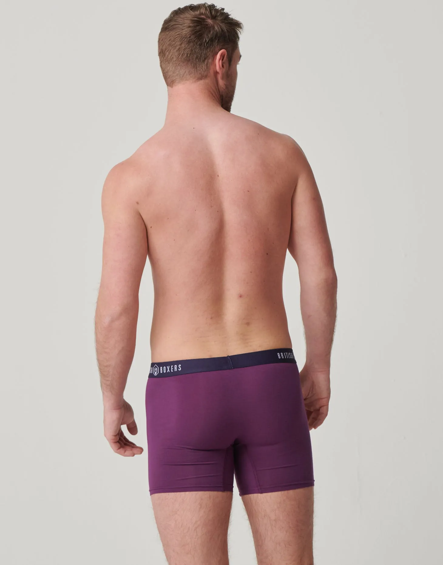 Bamboo Stretch Trunks – Plum