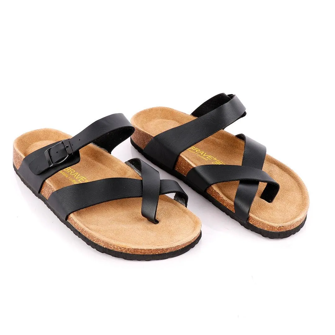 Big Brave "Birkenstock" Mayari Mocha Unisex Black Slippers