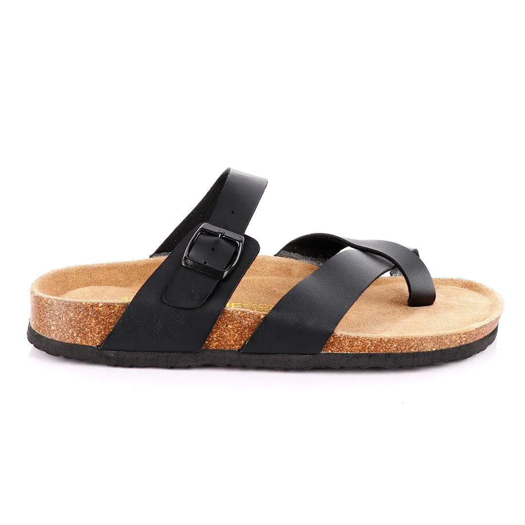 Big Brave "Birkenstock" Mayari Mocha Unisex Black Slippers