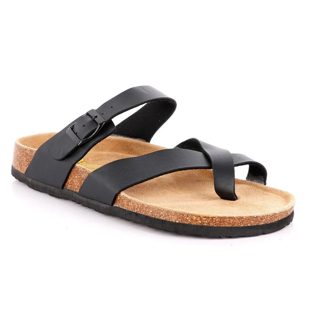 Big Brave "Birkenstock" Mayari Mocha Unisex Black Slippers