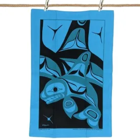 Bill Helin Killer Whale Tea Towel (Final Sale)