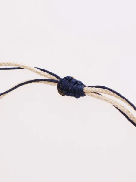 Birthstone Silk Braid Anklet- APR