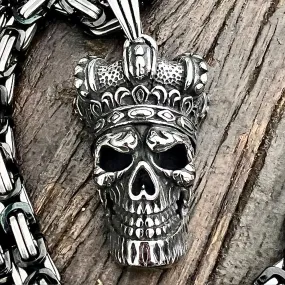 Bone Crusher - Joker Skull Pendant - Necklace (840)