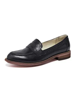 British Style Vintage Oxfords Loafers for Women