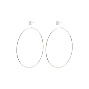 CARE recycled hoop & stud earrings 2-in-1 set silver-plated