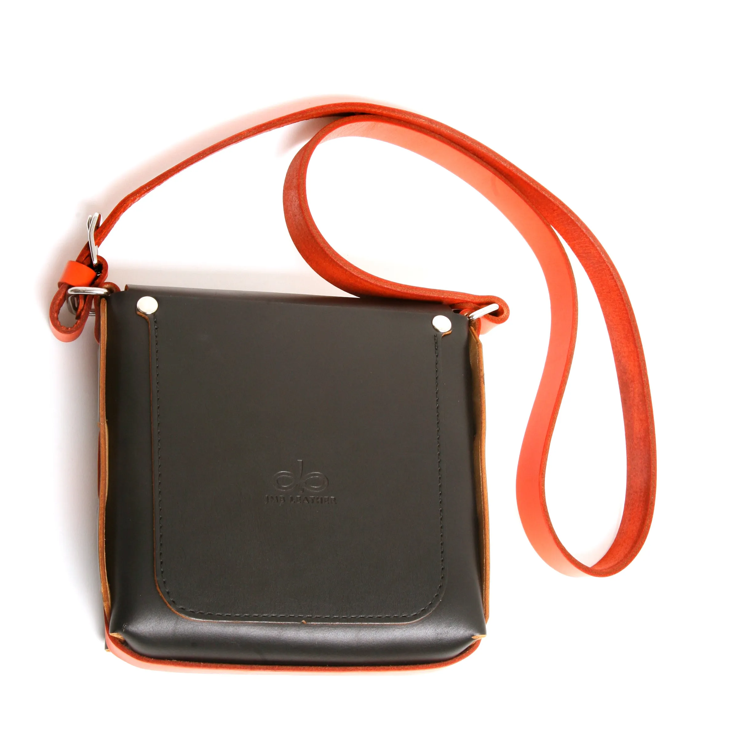 CASO Medio crossbody black & orange