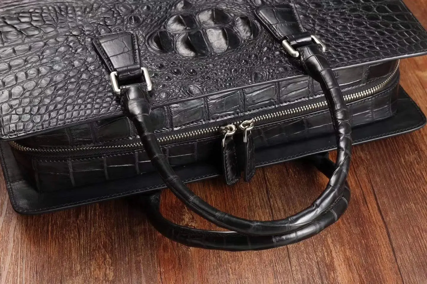 Crocodile Leather Briefcase