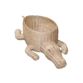 Crocodile Rattan Basket