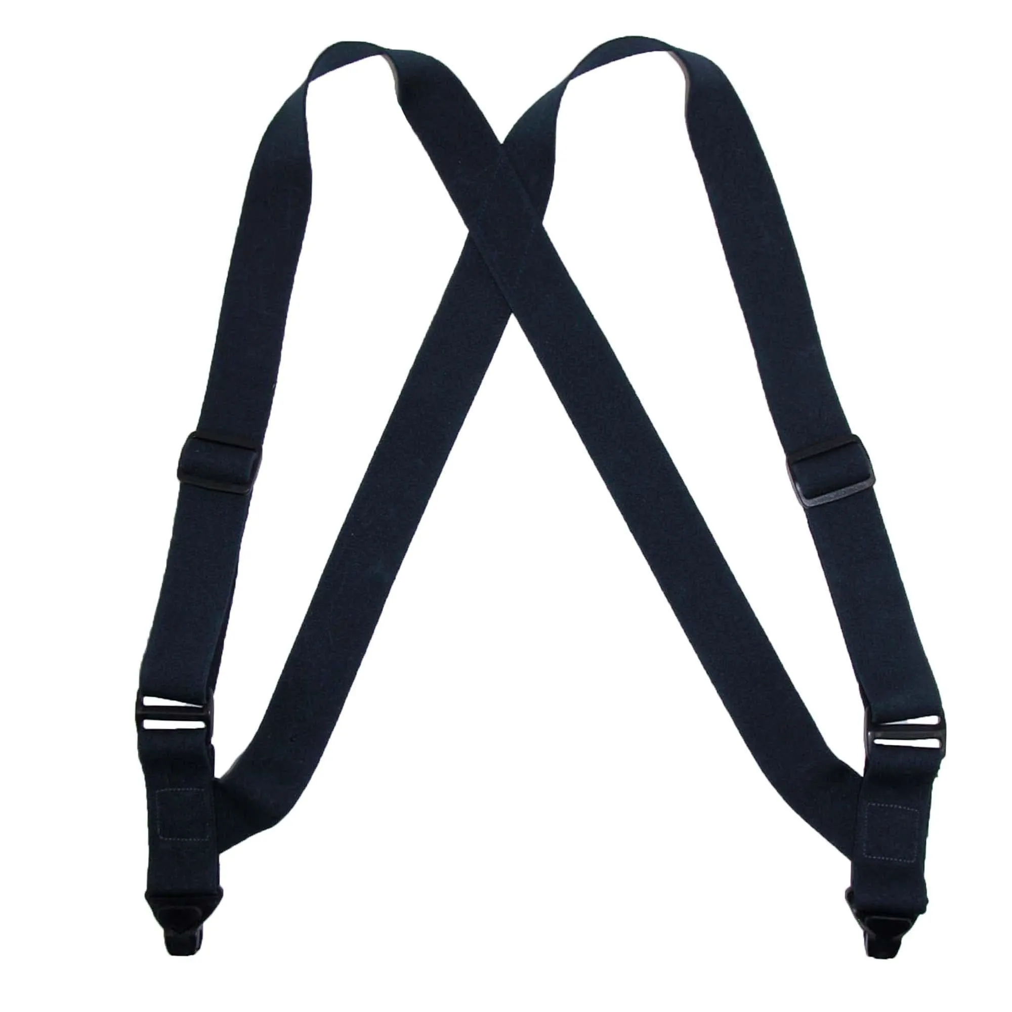 CTM® Men's Elastic Side Plastic Clip TSA Compliant Airport Suspenders