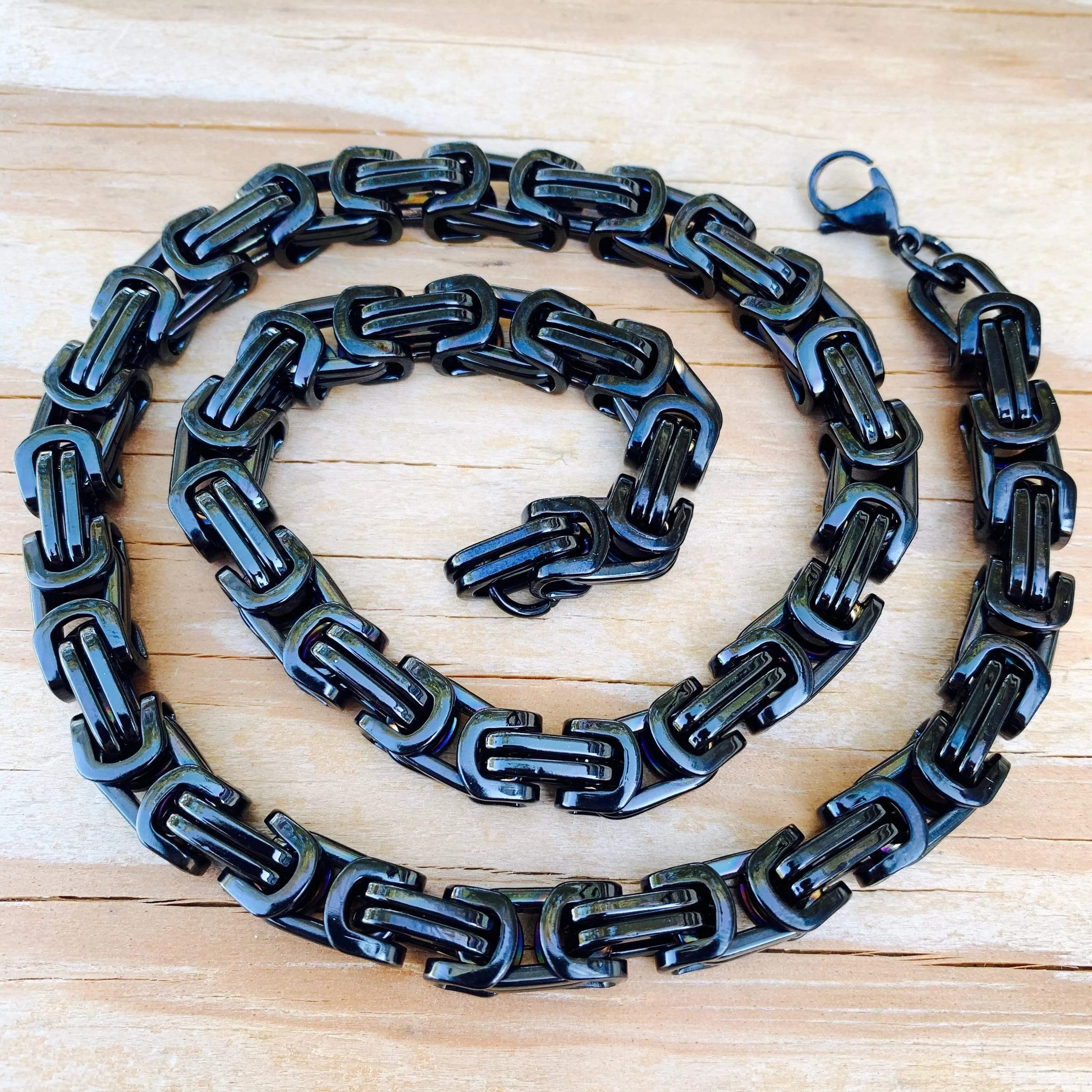 Daytona Necklace - Black - Heritage - 1/2 inch wide