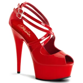 DELIGHT-612 Ankle Peep Toe High Heel