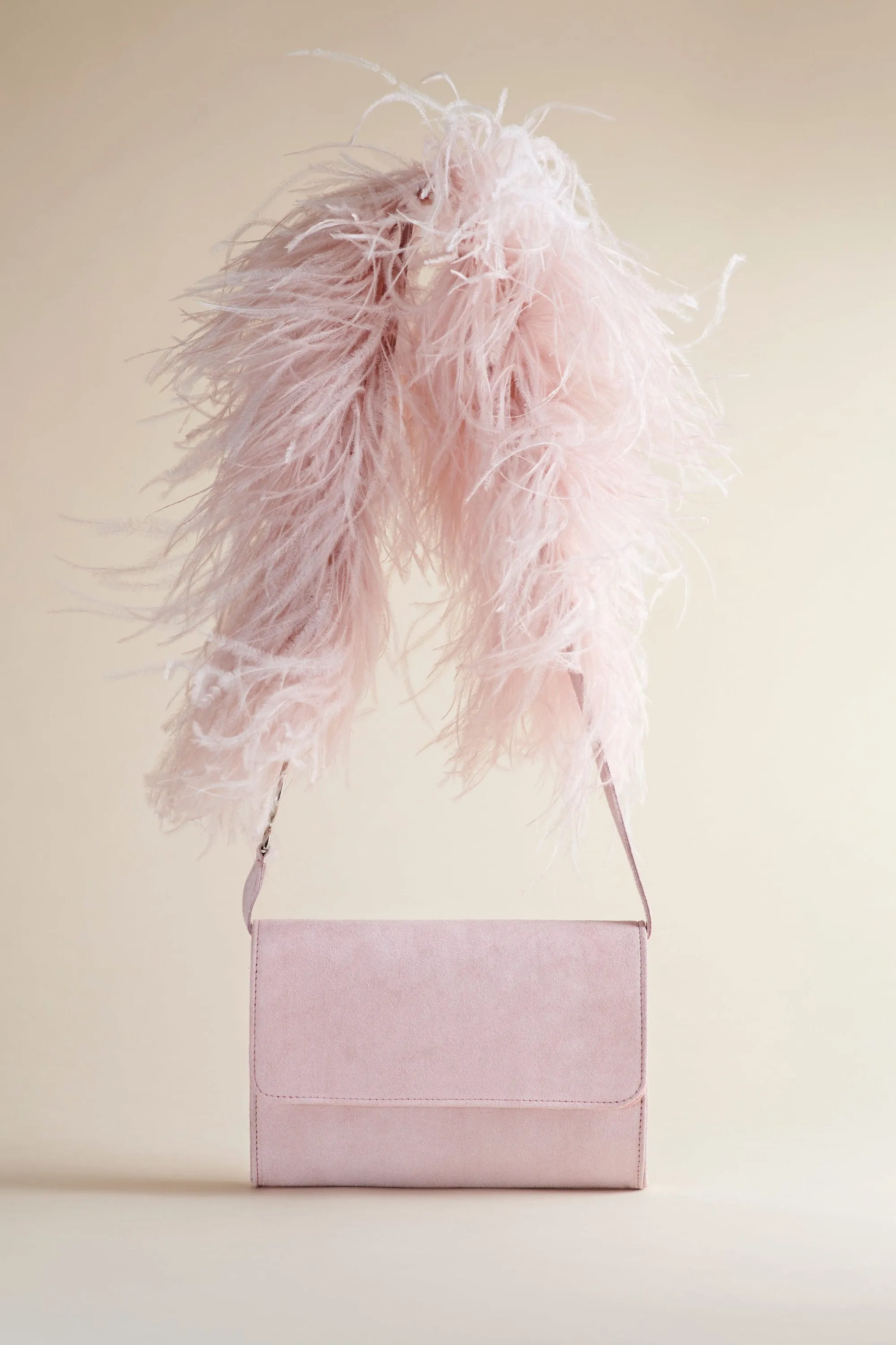 Lijadu Bird Bag in Candy Floss Suede