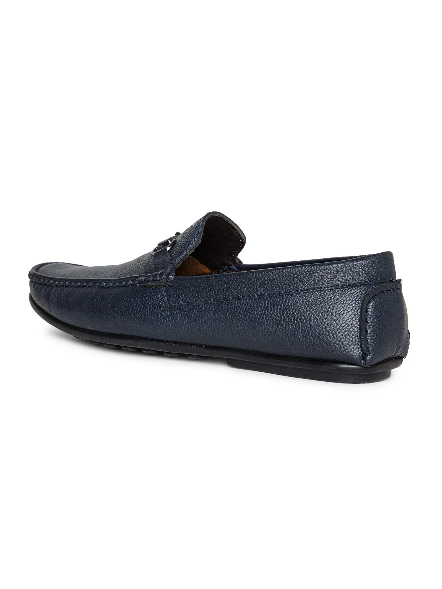 Men Slip-on Navy Blue Casual Loafer