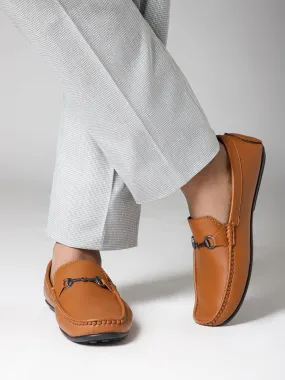 Men Slip-on Tan Casual Loafer