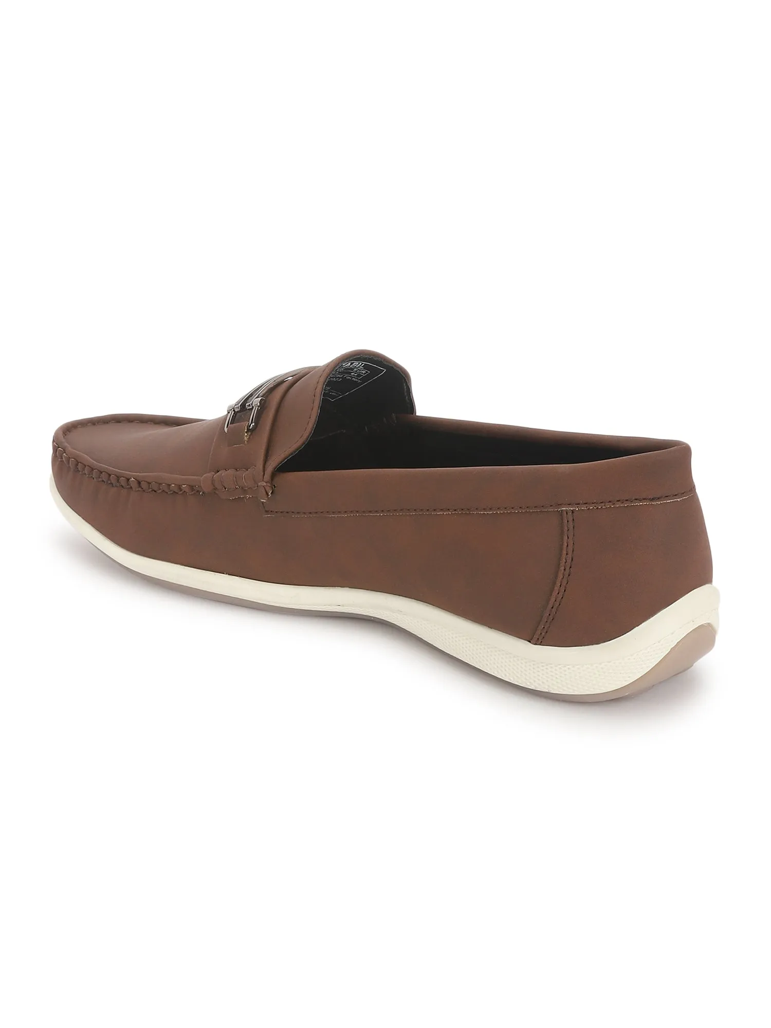 Men's Slip-On Brown Solid Casual Loafer