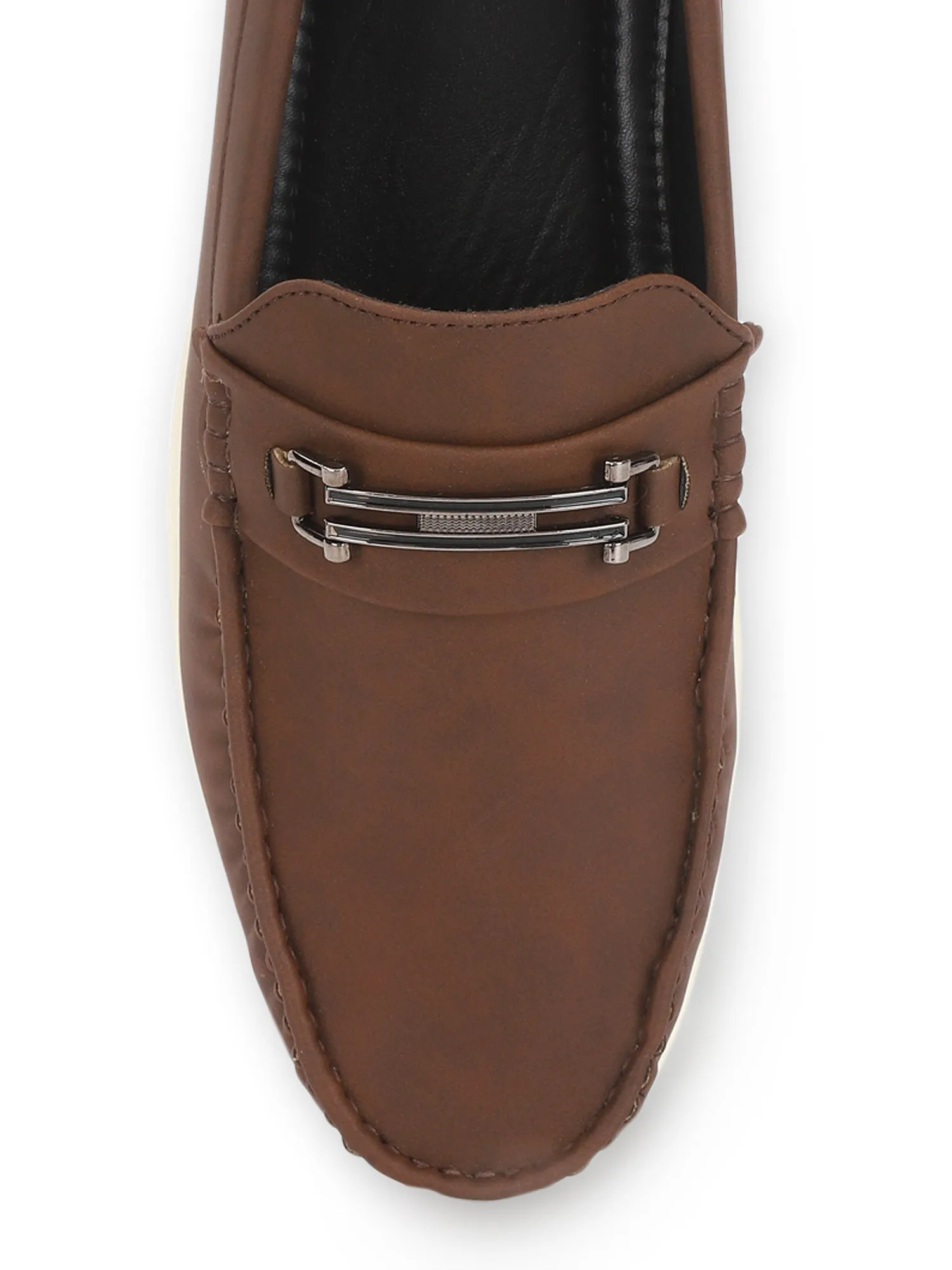 Men's Slip-On Brown Solid Casual Loafer