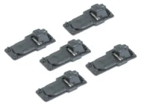 Peco O Gauge IL-713 Slide Rail Fastenings (Pack of 48 for Code 143 Flat Bottom rail