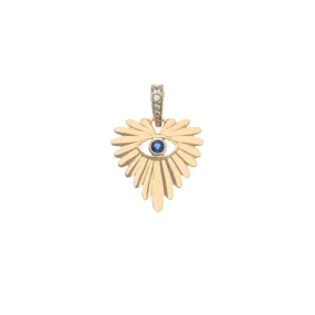 PROTECT Watchful Heart Pendant in Solid Gold