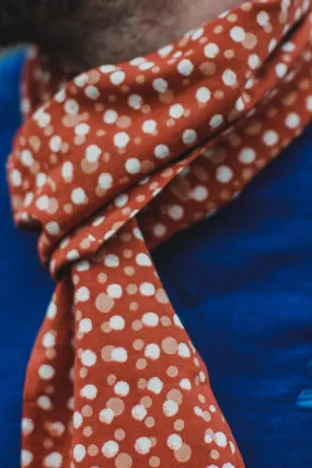 Rust Dot Japanese Style scarf