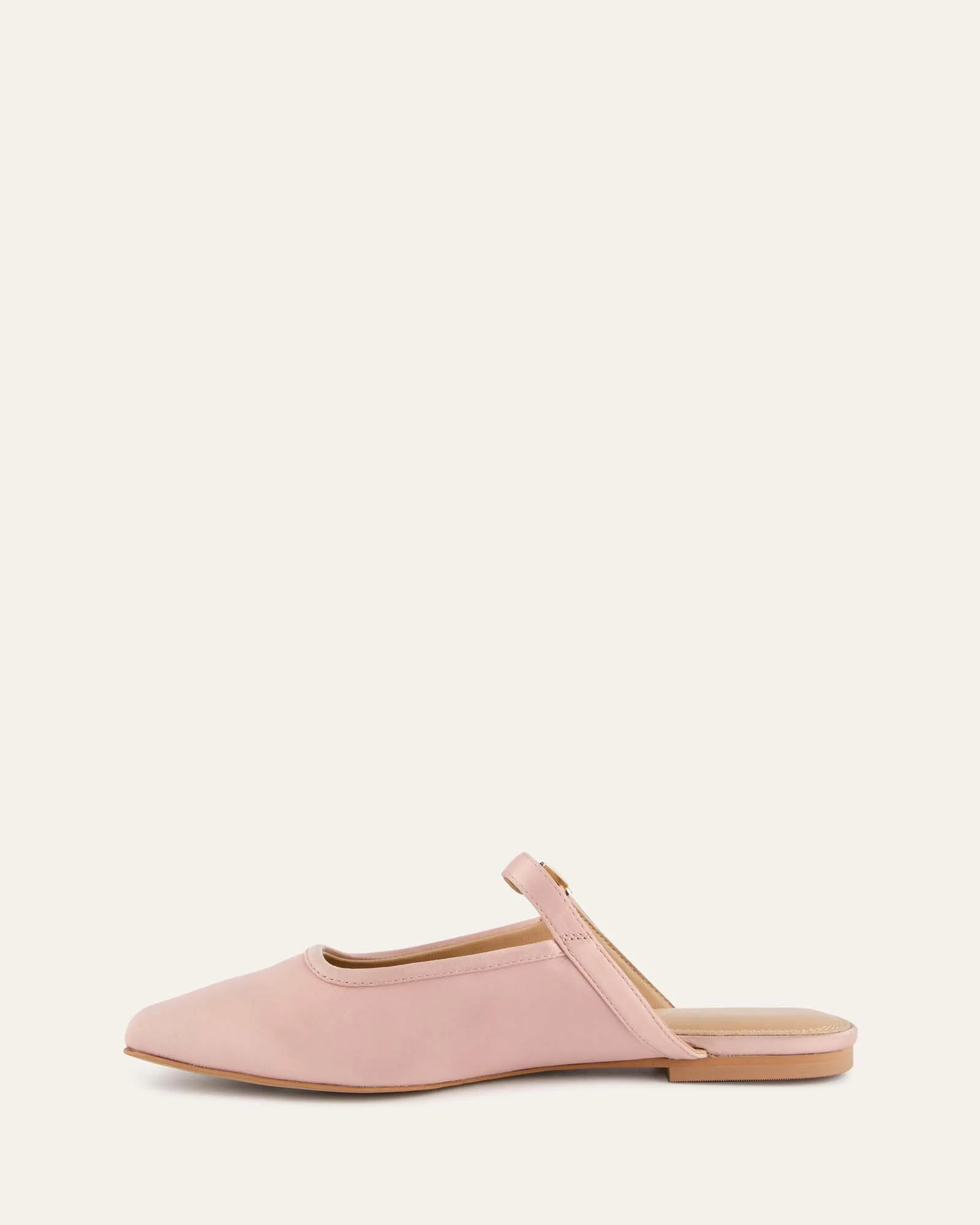 SAMMY DRESS FLATS BLUSH SATIN