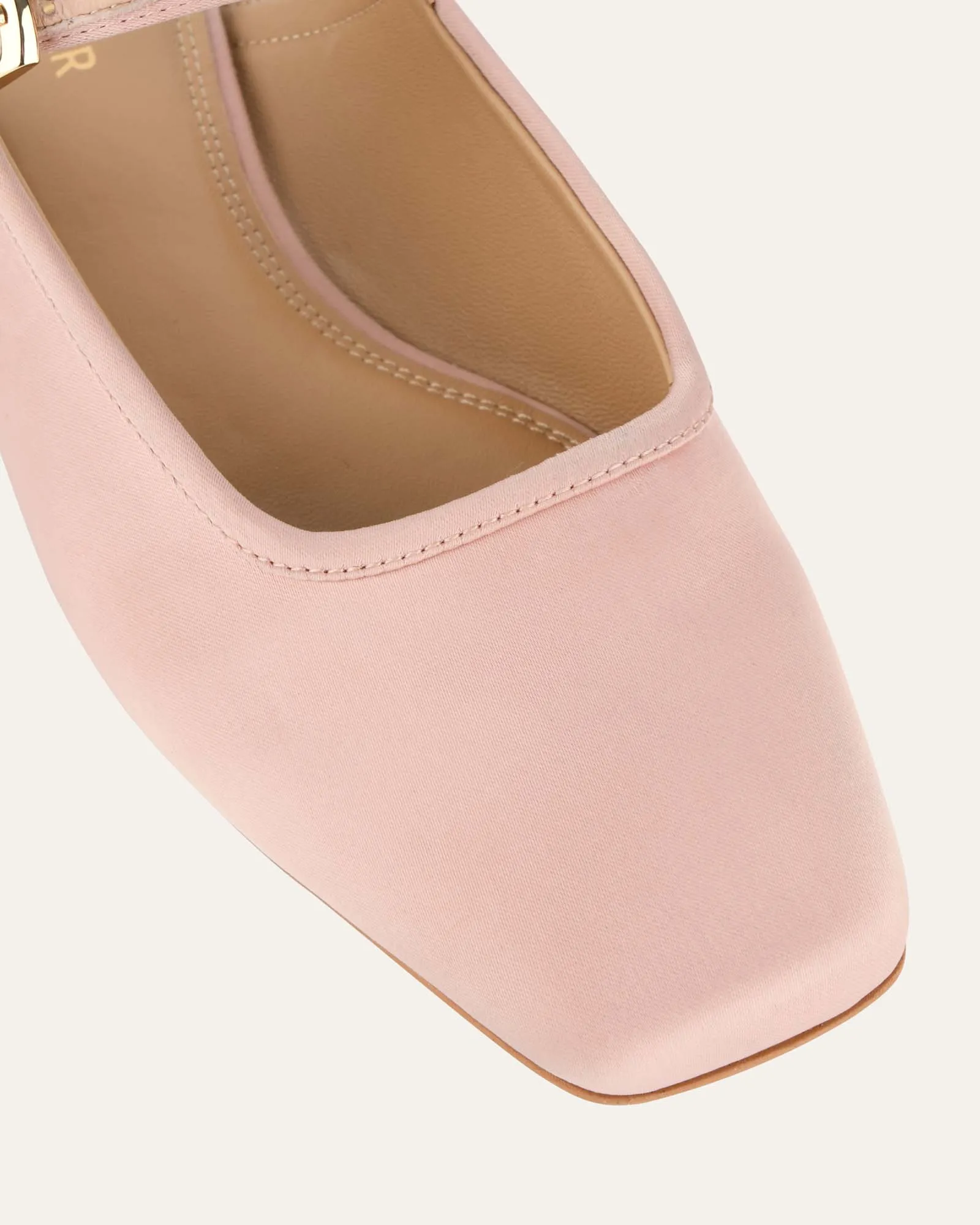 SAMMY DRESS FLATS BLUSH SATIN