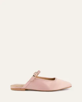 SAMMY DRESS FLATS BLUSH SATIN