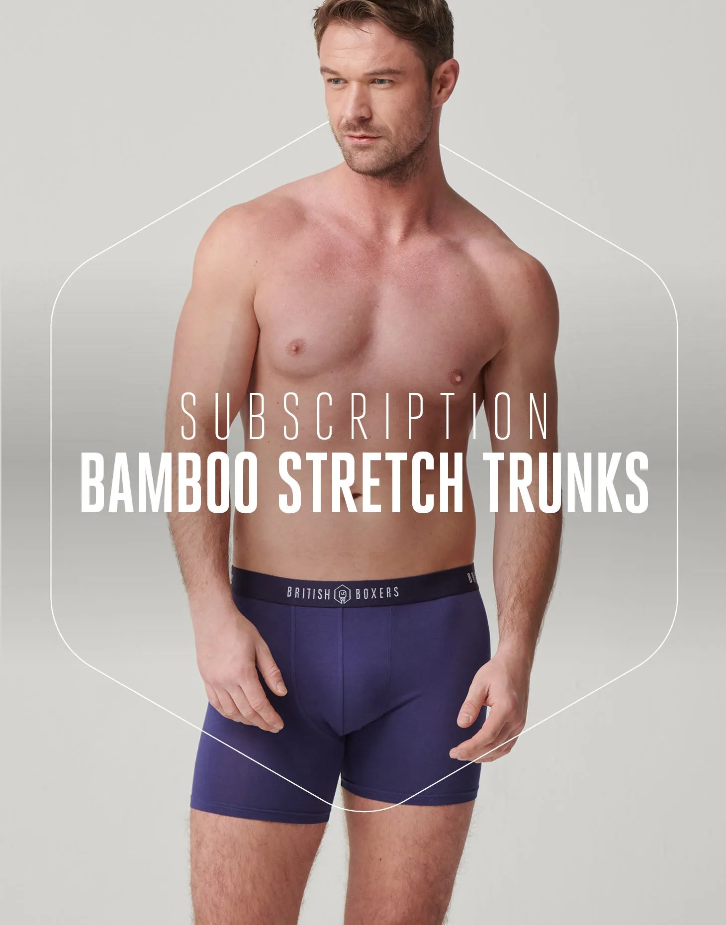 Subscription - Men's Bamboo Stretch Trunks - Blues