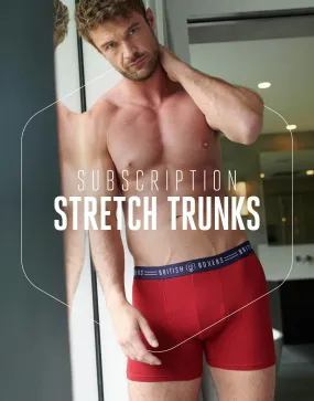 Subscription - Men's Stretch Trunks - Various Colours