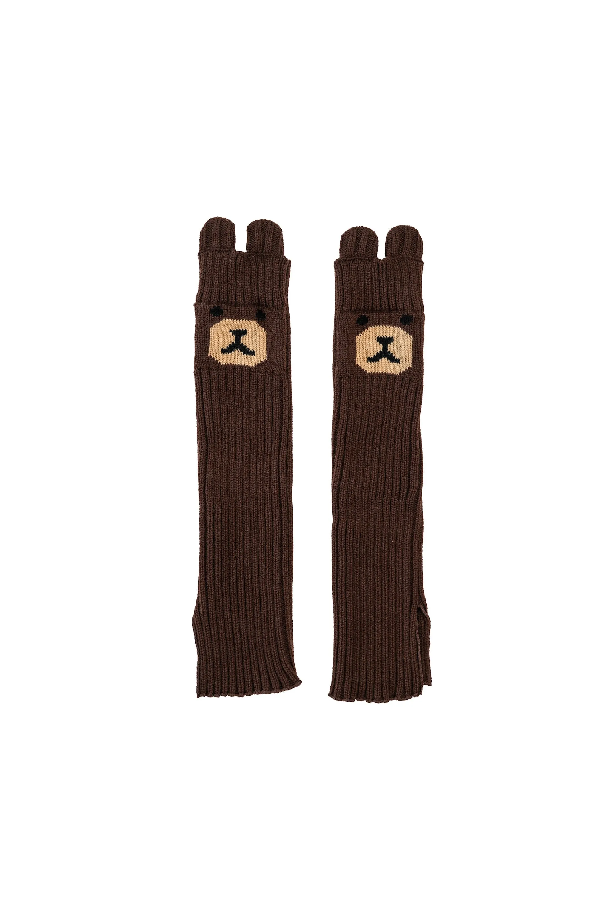 Thick Rib Bear Leg Warmers