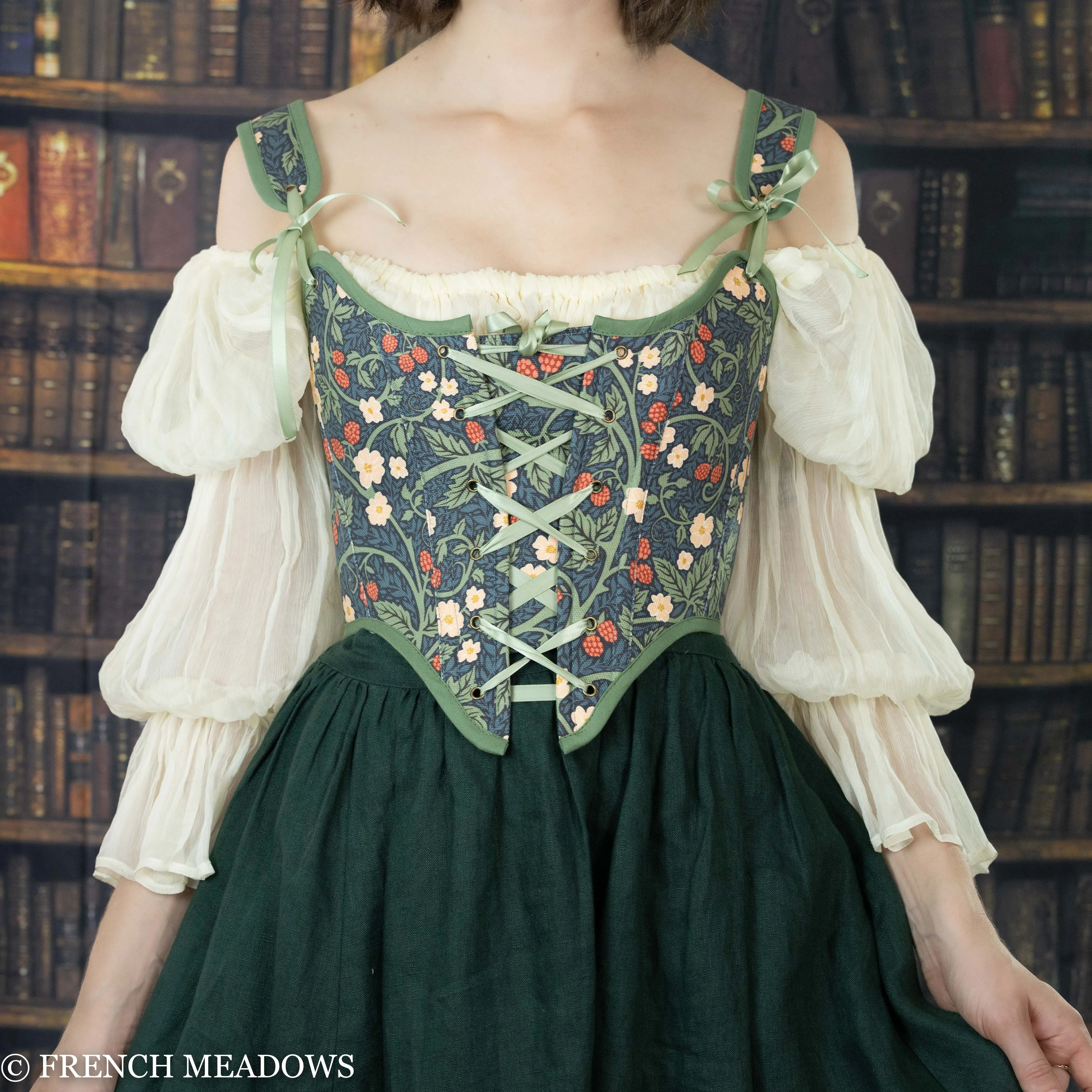 Victorian Raspberries Renaissance Bodice