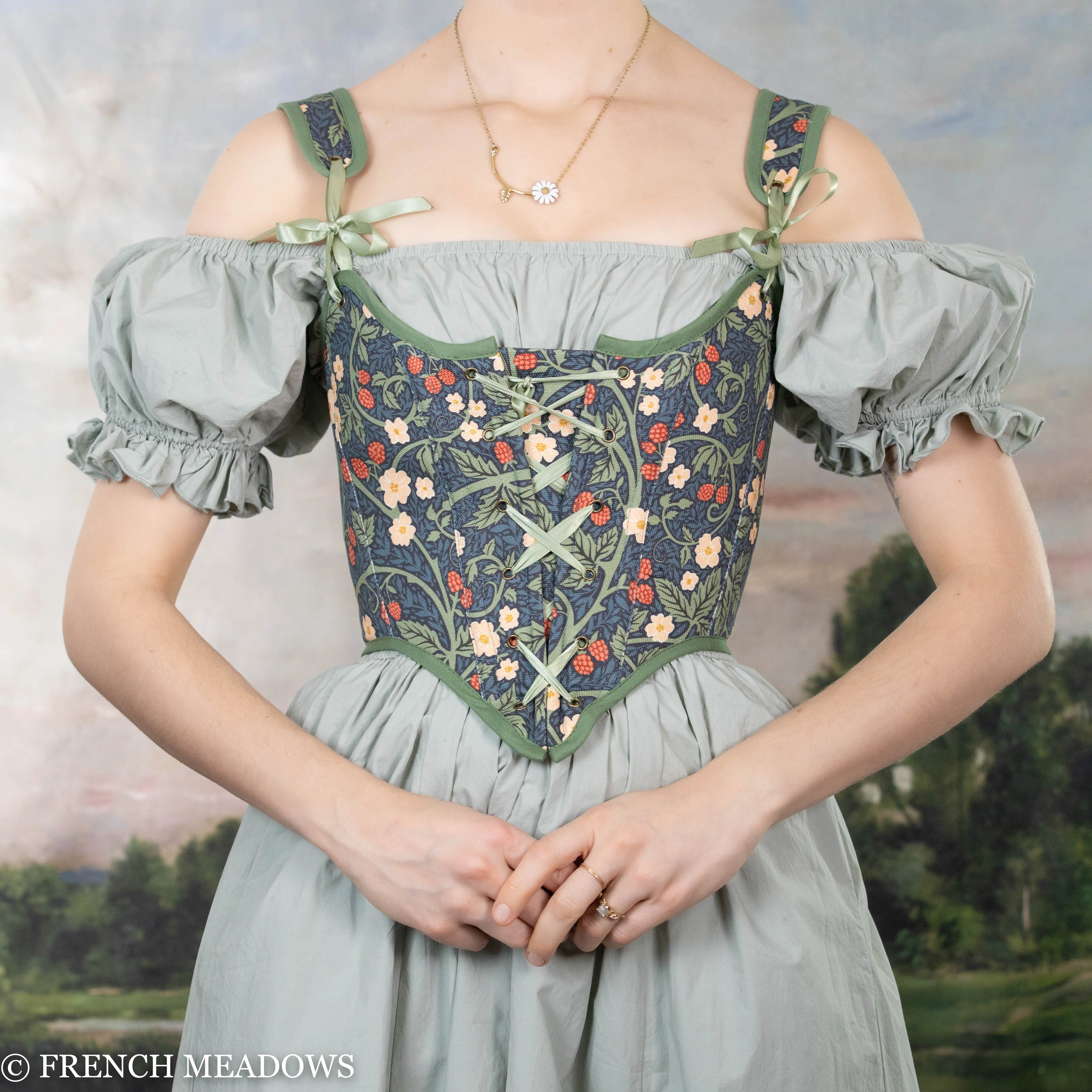 Victorian Raspberries Renaissance Bodice