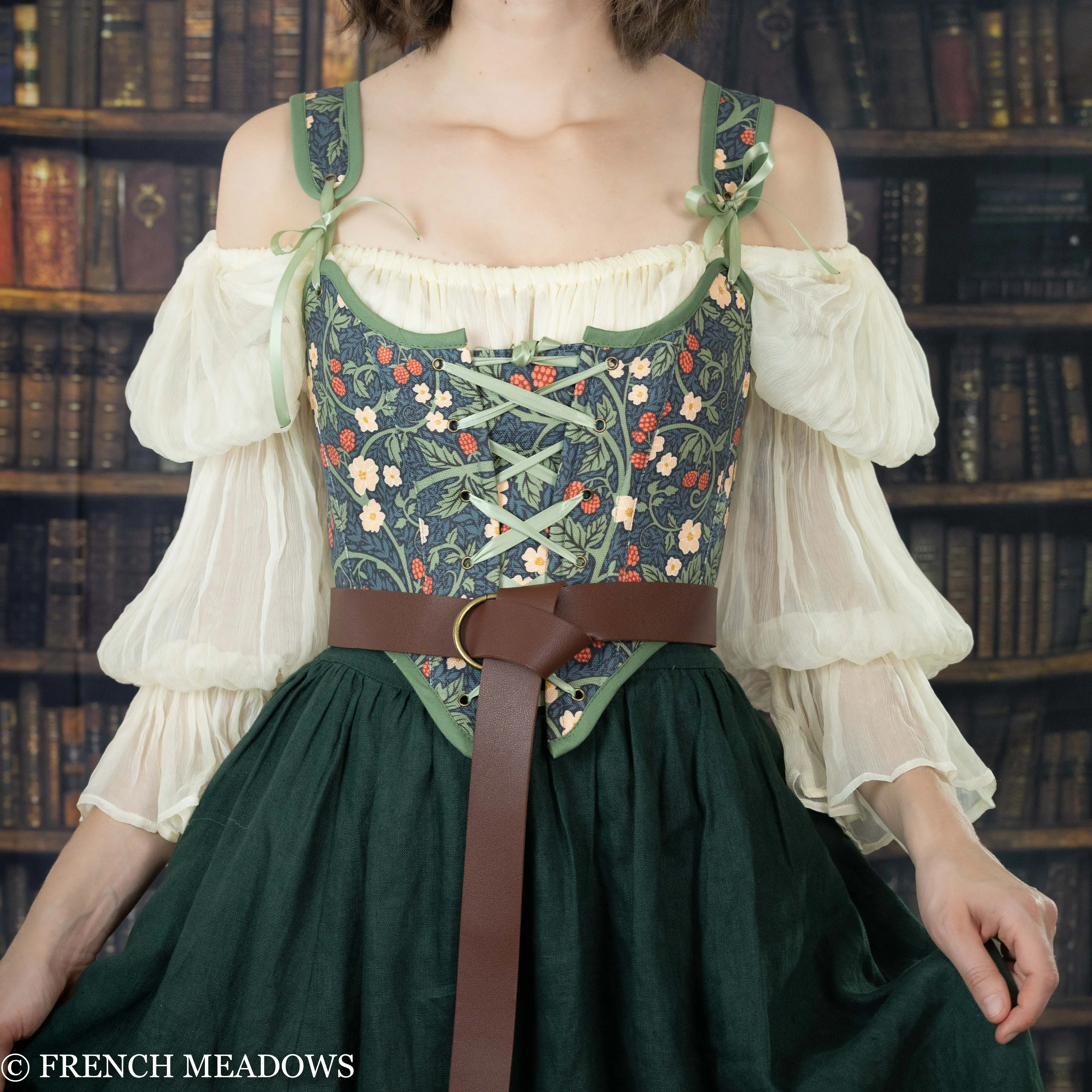 Victorian Raspberries Renaissance Bodice